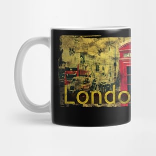 London City grunge design Mug